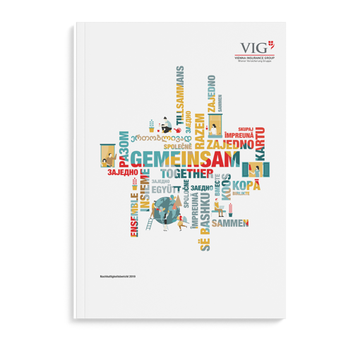2019 VIG Nachhaltigkeitsbericht Cover