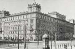 © Archiv historical picture in black and white of Building of Citizens' Hospital Fund