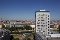 Ringturm with Danube canal