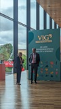 © VIG VIG AGM 2024 Hartwig Löger and Liane Hirner talking in front of the 200 years exhibition