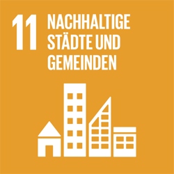 SDG11 Icon Nachhaltige Städte und Gemeinden