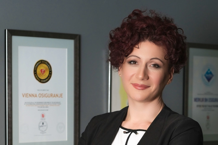 © Vienna Osiguranje  Sabina Mujanovic, CEO of Vienna Osiguranje