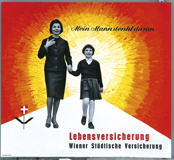 Old insurance advertising about life insurance