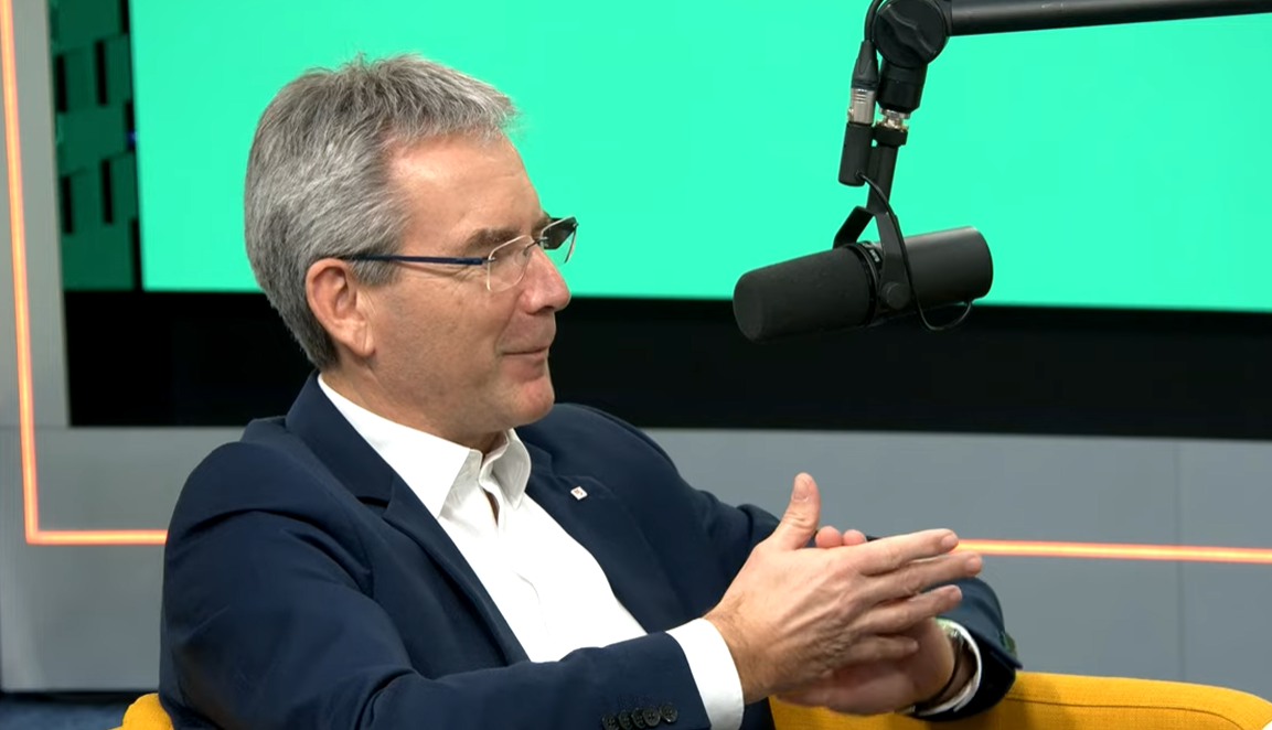 CEO Hartwig Löger talking
