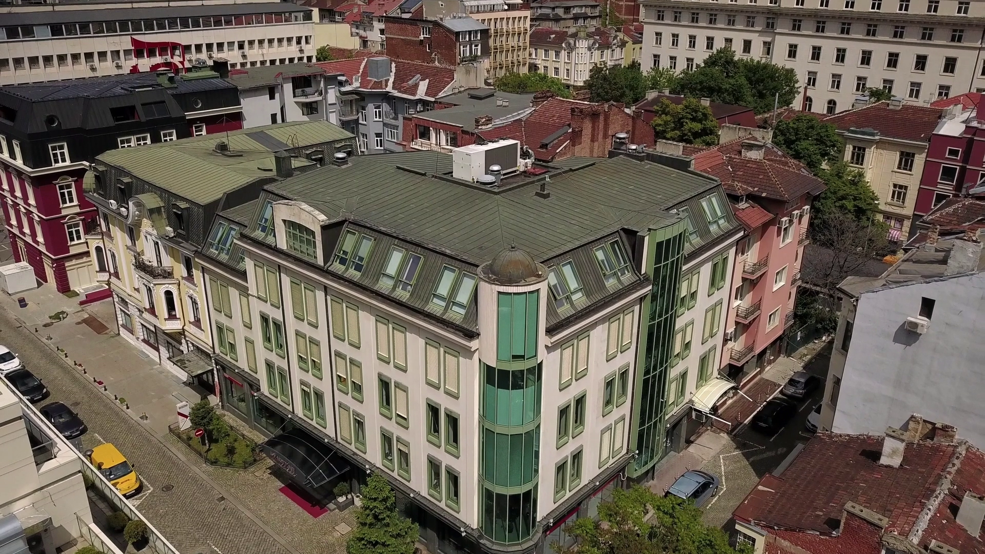 Office building of Bulstrad in Bulgaria.