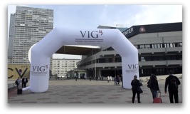 Branded entrance to the Annual General Meeting 2015, Austria Center, Vienna