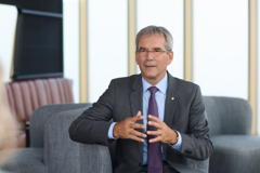 CEO Hartwig Löger in conversation