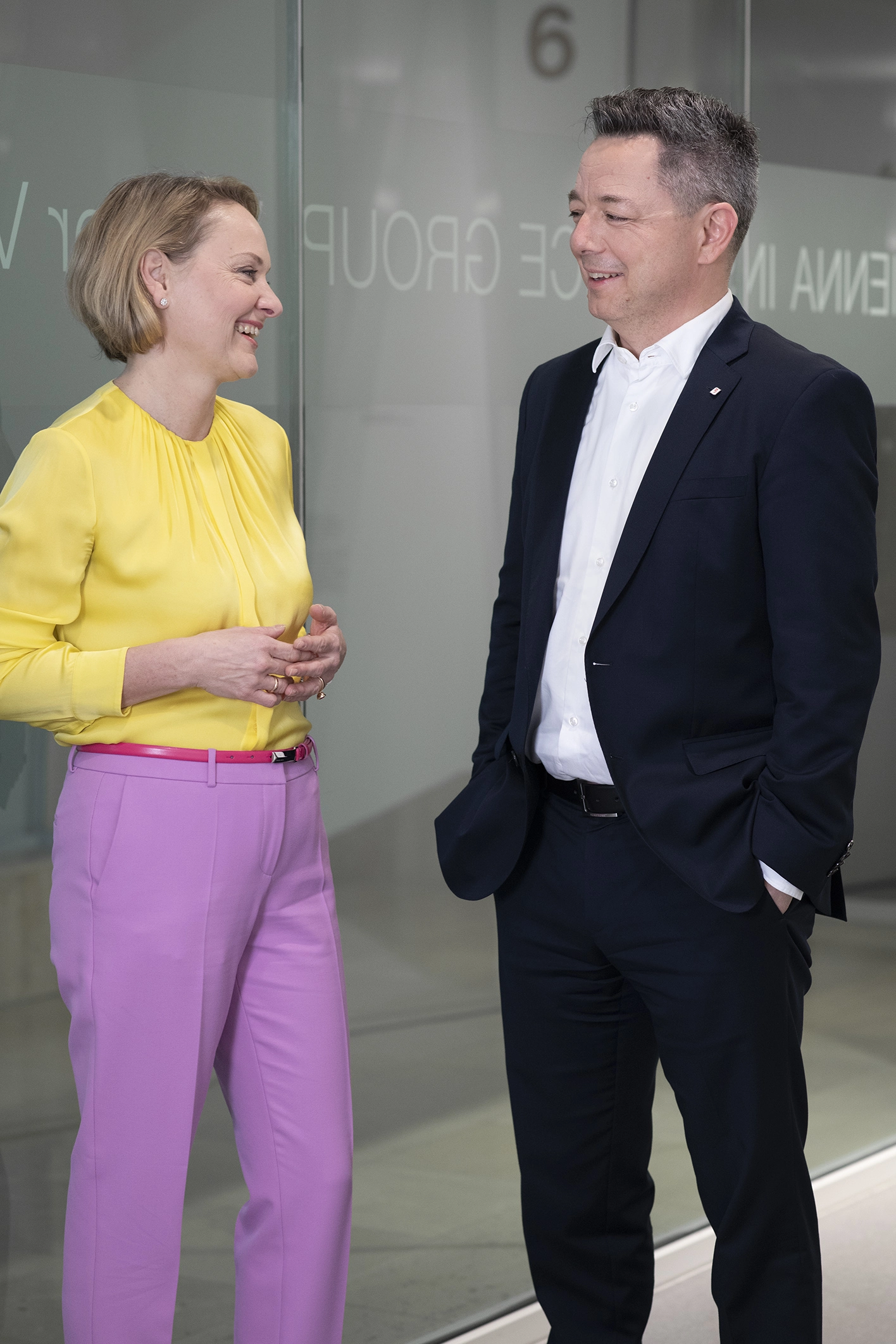 Liane Hirner (CFO) und Gabor Lehel (COO)