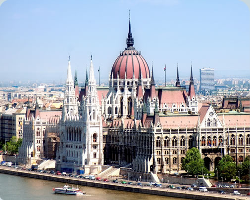 Parlament in Budapest, Ungarn