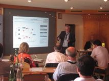 Former CFO Martin Simhandl at a banking conference in Zürs in 2011