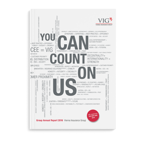 2016 VIG Group Annual Report Cover